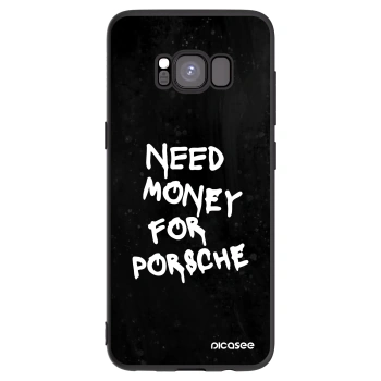 Picasee Samsung Galaxy S8 G950F Hülle - Schwarzes Silikon - Black Dollar