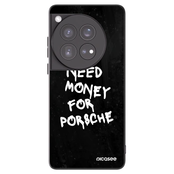 Picasee OnePlus 12 5G Hülle - Schwarzes Silikon - Black Dollar