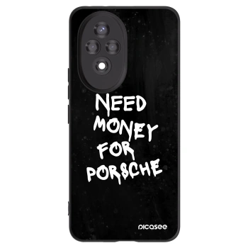 Picasee Honor 200 Pro 5G Hülle - Schwarzes Silikon - Black Dollar