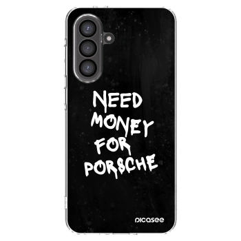 Picasee Samsung Galaxy A56 5G A566B Hülle - Transparentes Silikon - Black Dollar