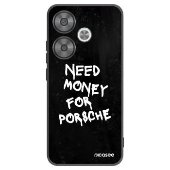 Picasee Xiaomi Poco F6 Hülle - Schwarzes Silikon - Black Dollar