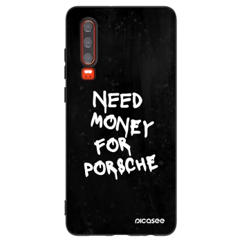 Picasee Huawei P30 Hülle - Schwarzes Silikon - Black Dollar
