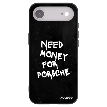 Picasee Apple iPhone Air Hülle - Schwarzes Silikon - Black Dollar