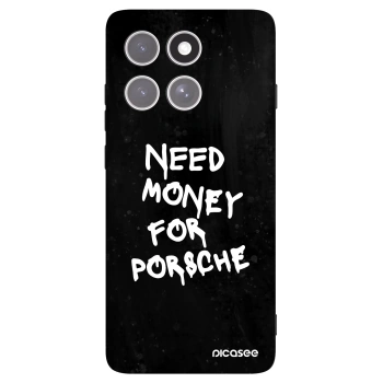 Picasee Motorola Edge 60 Pro Hülle - Schwarzes Silikon - Black Dollar