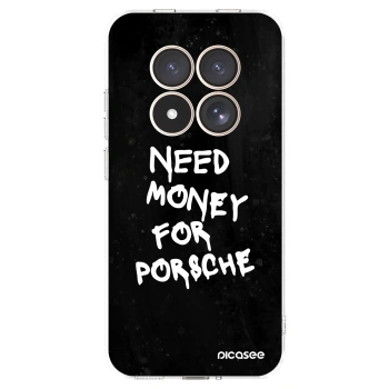 Picasee Xiaomi Redmi Note 15 Pro 4G Hülle - Transparentes Silikon - Black Dollar