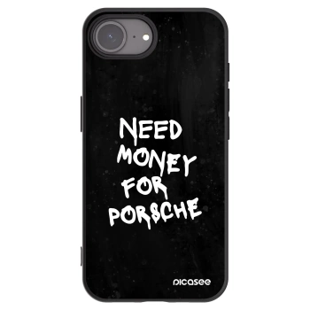 Picasee Apple iPhone 17e Hülle - Schwarzes Silikon - Black Dollar