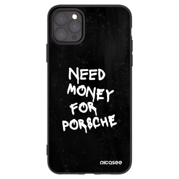 Picasee Apple iPhone 11 Pro Max Hülle - Schwarzes Silikon - Black Dollar