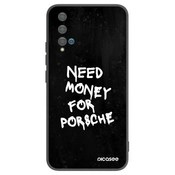 Picasee Huawei Nova 5T Hülle - Schwarzes Silikon - Black Dollar
