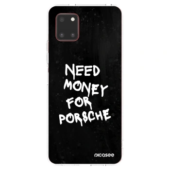 Picasee Samsung Galaxy Note 10 Lite N770F Hülle - Transparentes Silikon - Black Dollar