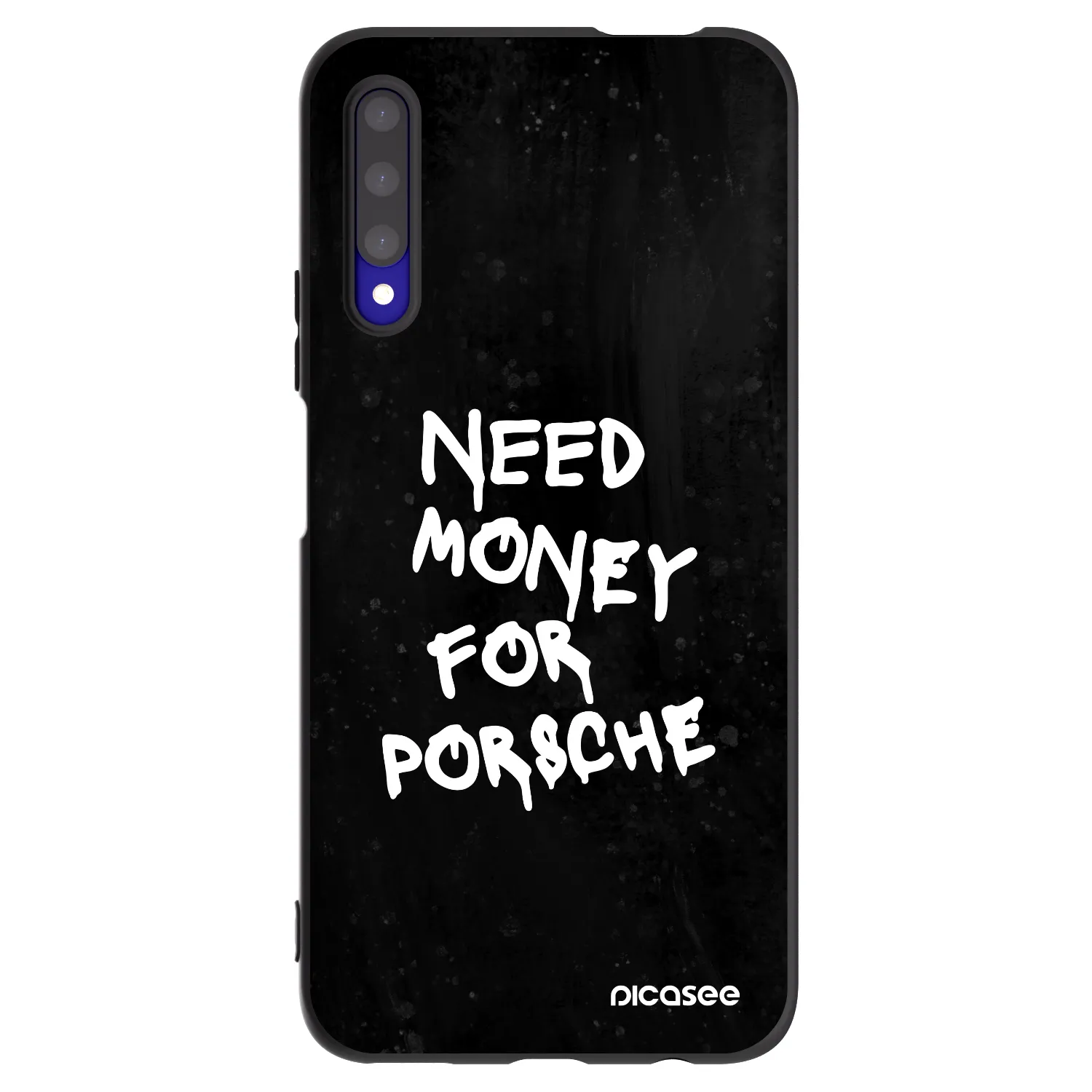 Picasee Honor 9X Pro Hülle - Schwarzes Silikon - Black Dollar