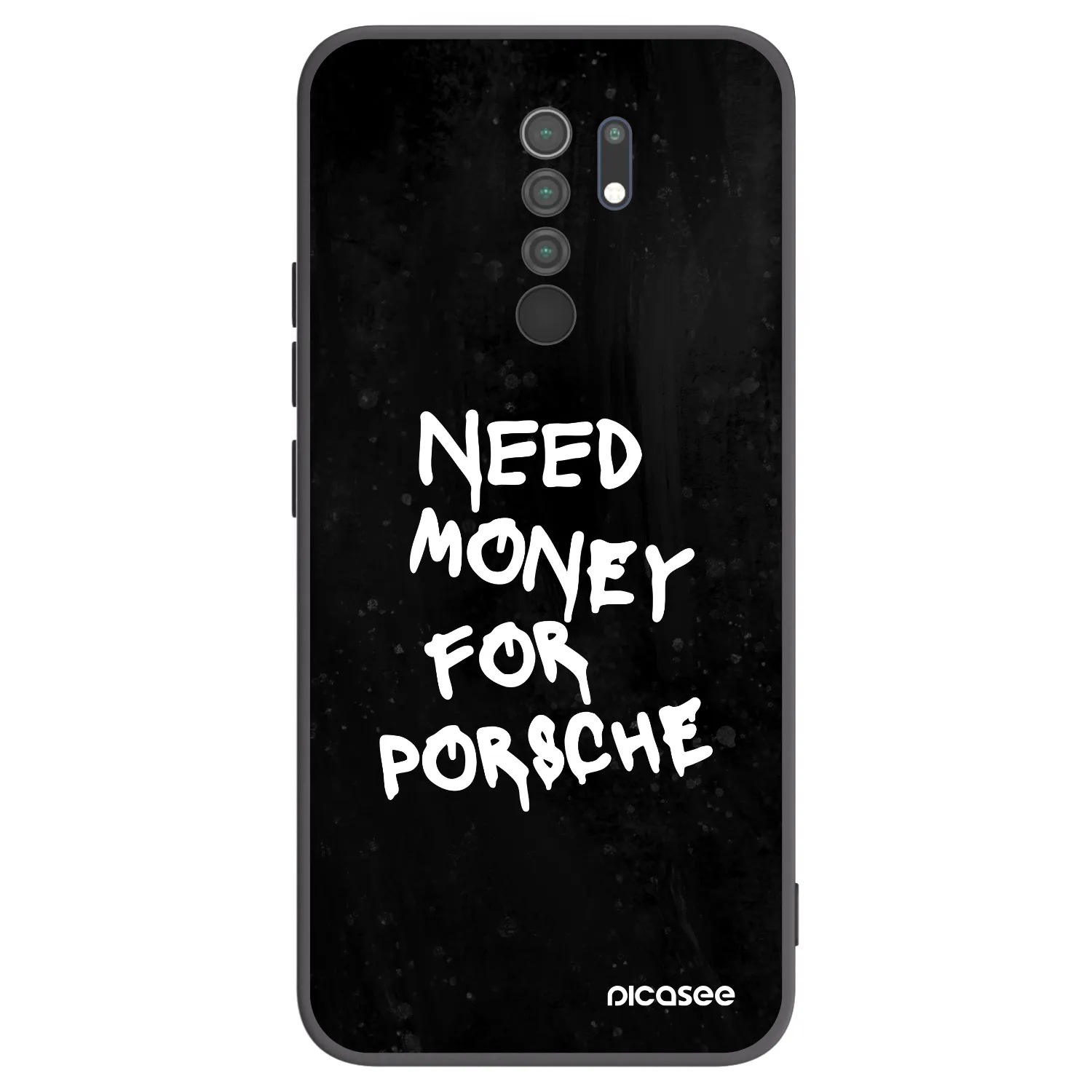 Picasee Xiaomi Redmi 9 Hülle - Schwarzes Silikon - Black Dollar