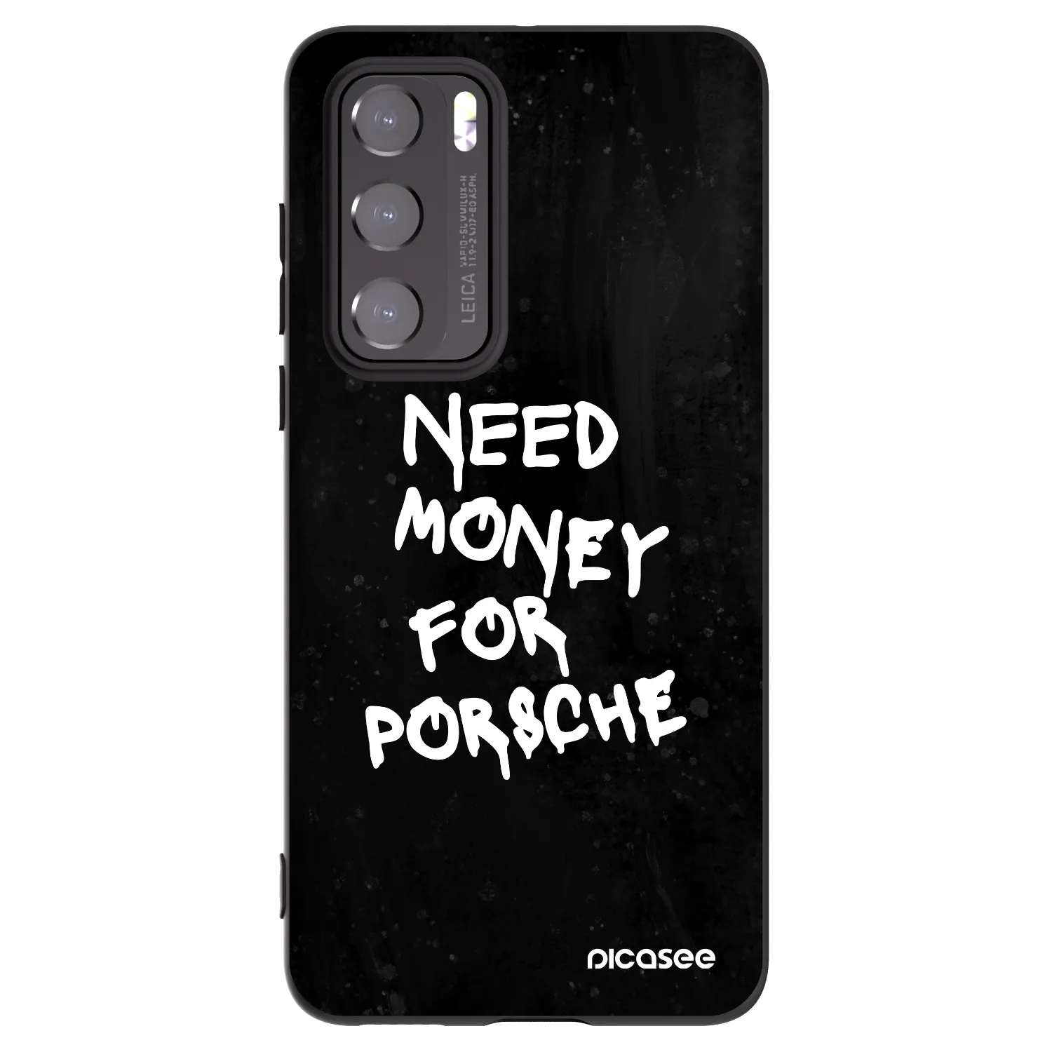 Picasee Huawei P40 Hülle - Schwarzes Silikon - Black Dollar