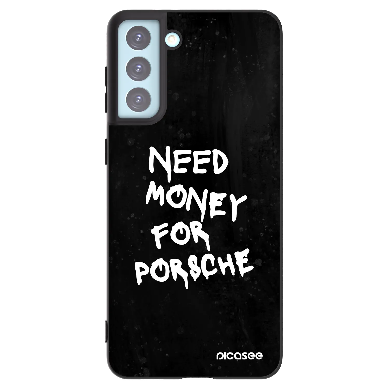 Picasee Samsung Galaxy S21+ 5G G996F Hülle - Schwarzes Silikon - Black Dollar