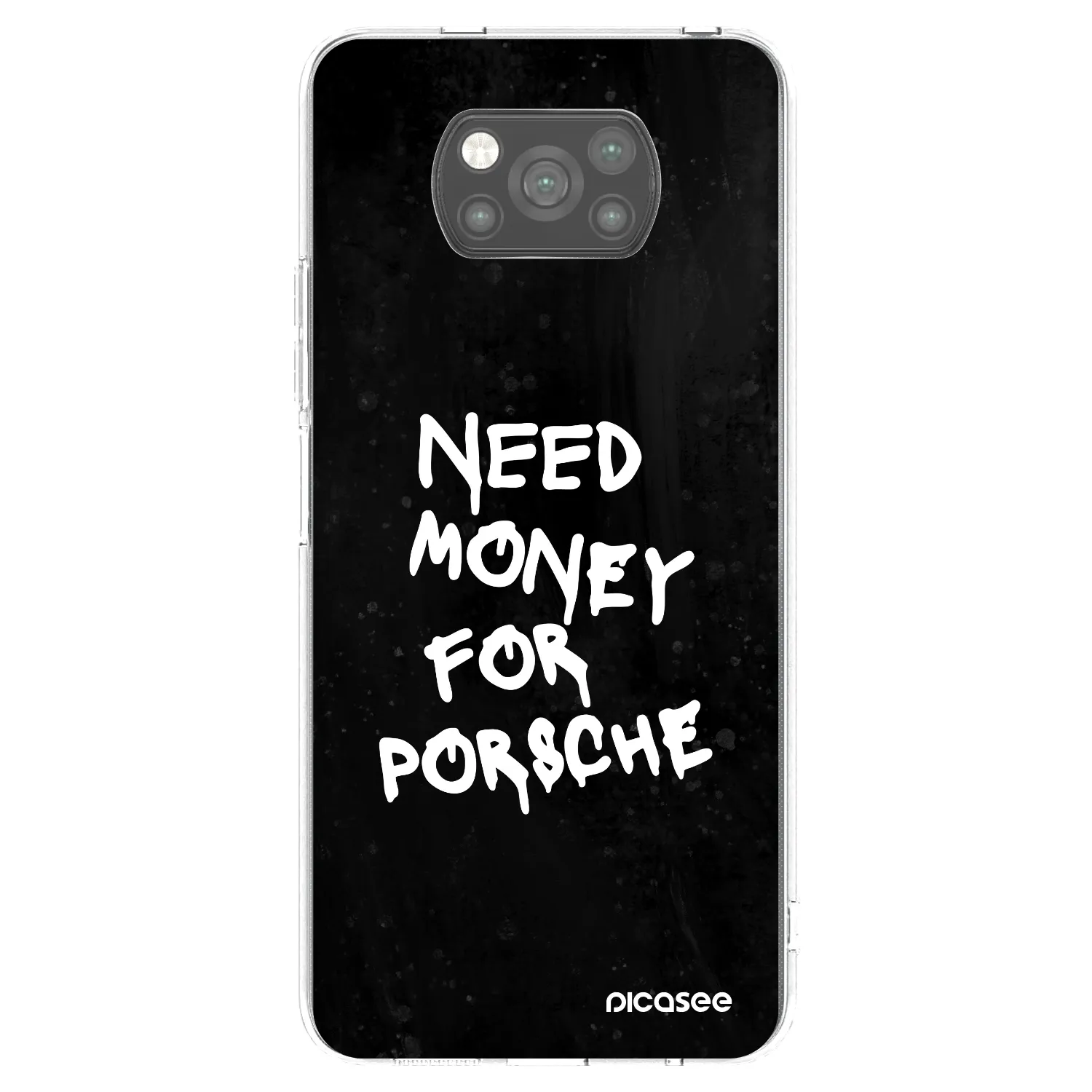 Picasee Xiaomi Poco X3 Pro Hülle - Schwarzes Silikon - Black Dollar