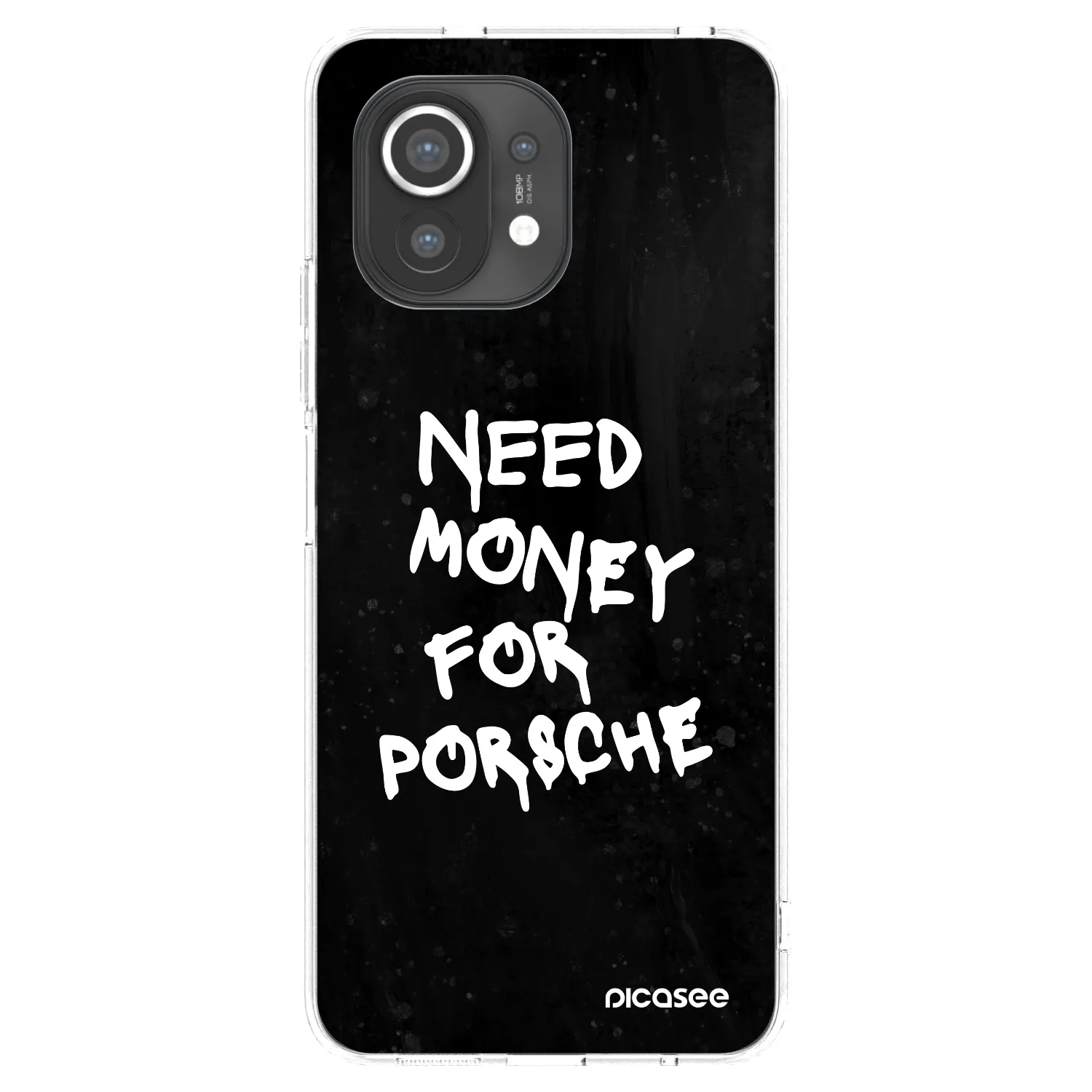 Picasee Xiaomi Mi 11 Hülle - Transparentes Silikon - Black Dollar