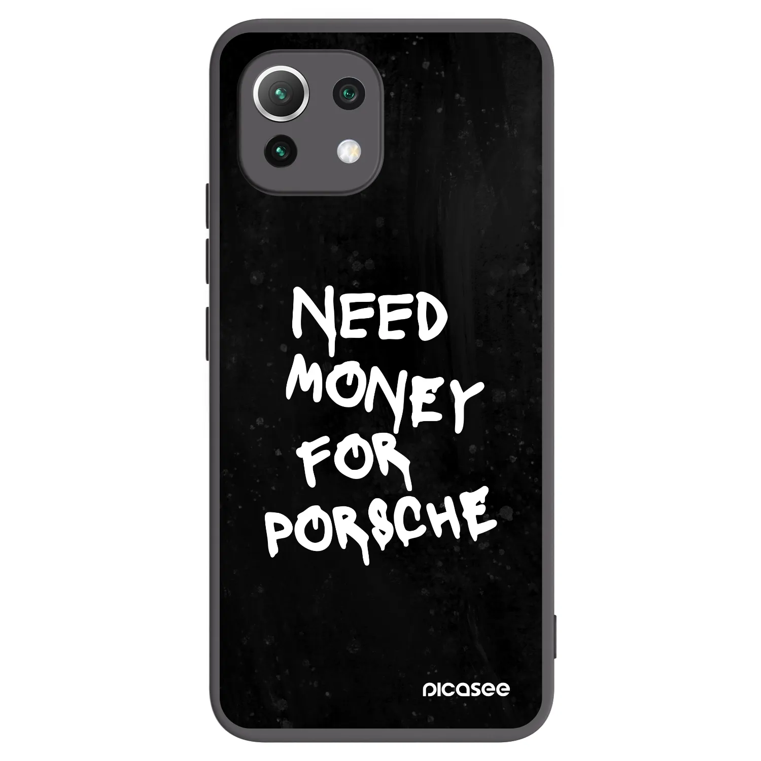 Picasee Xiaomi Mi 11 Lite Hülle - Schwarzes Silikon - Black Dollar