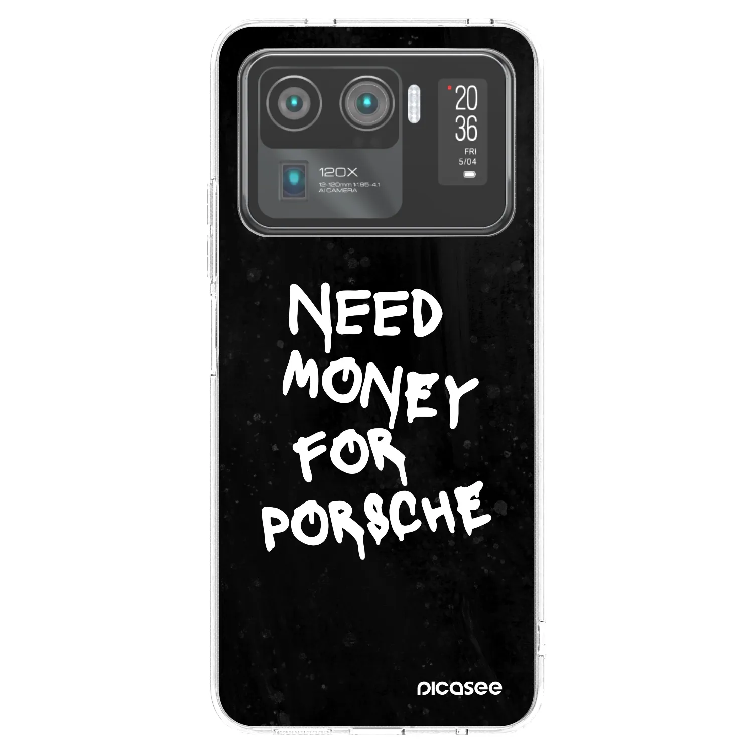 Picasee Xiaomi Mi 11 Ultra Hülle - Transparentes Silikon - Black Dollar
