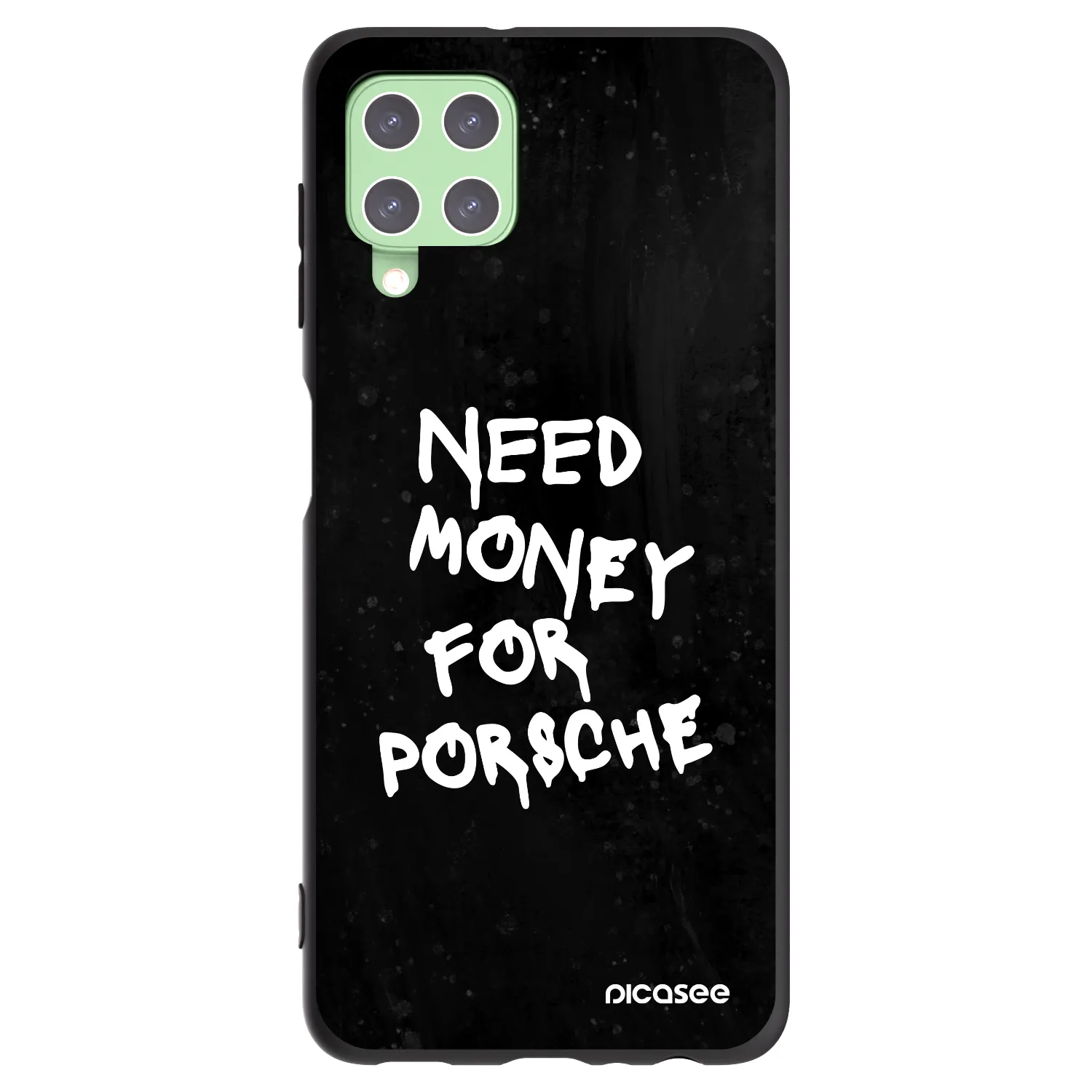 Picasee Samsung Galaxy A22 A225F 4G Hülle - Schwarzes Silikon - Black Dollar