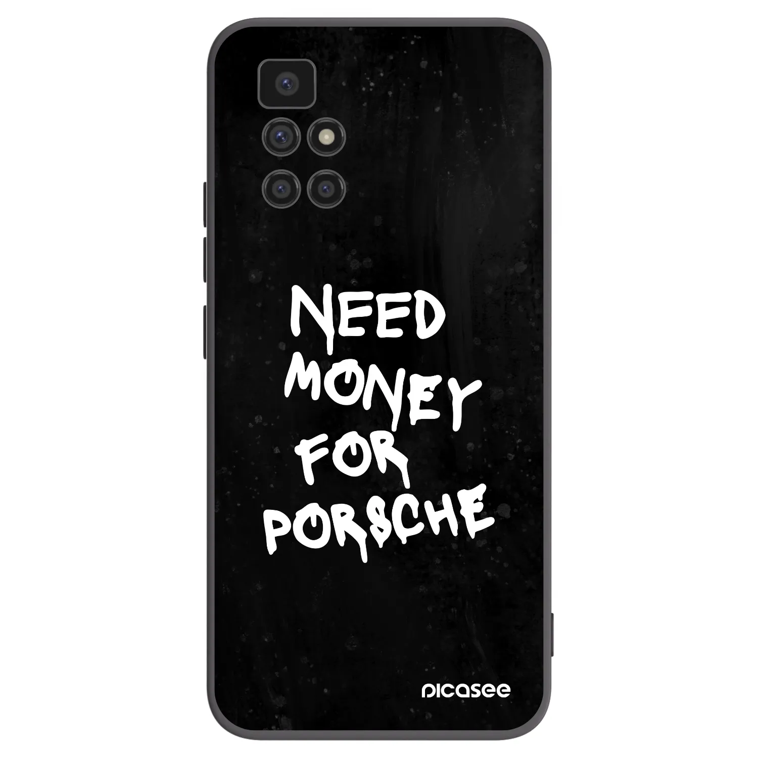 Picasee Xiaomi Redmi 10 Hülle - Schwarzes Silikon - Black Dollar