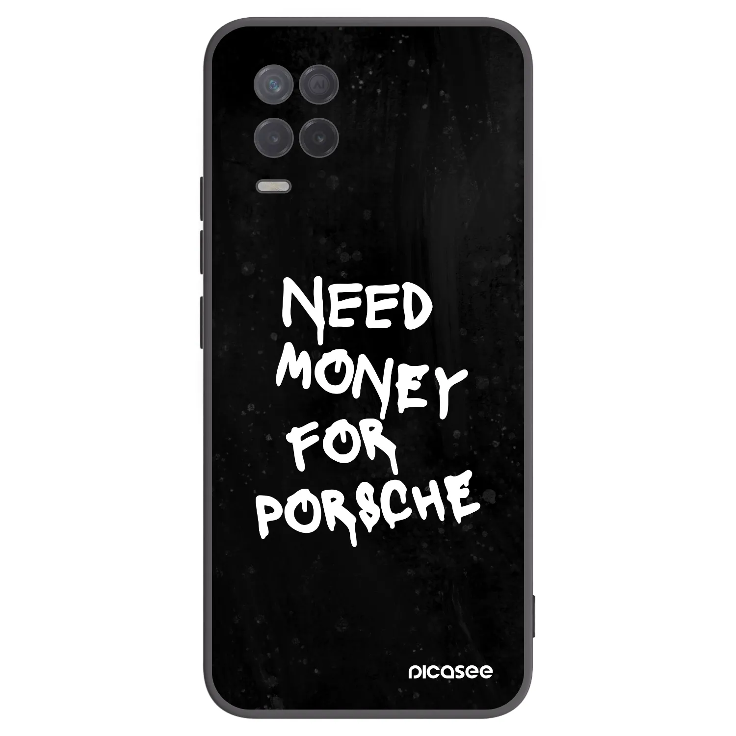 Picasee Realme 8 5G Hülle - Schwarzes Silikon - Black Dollar