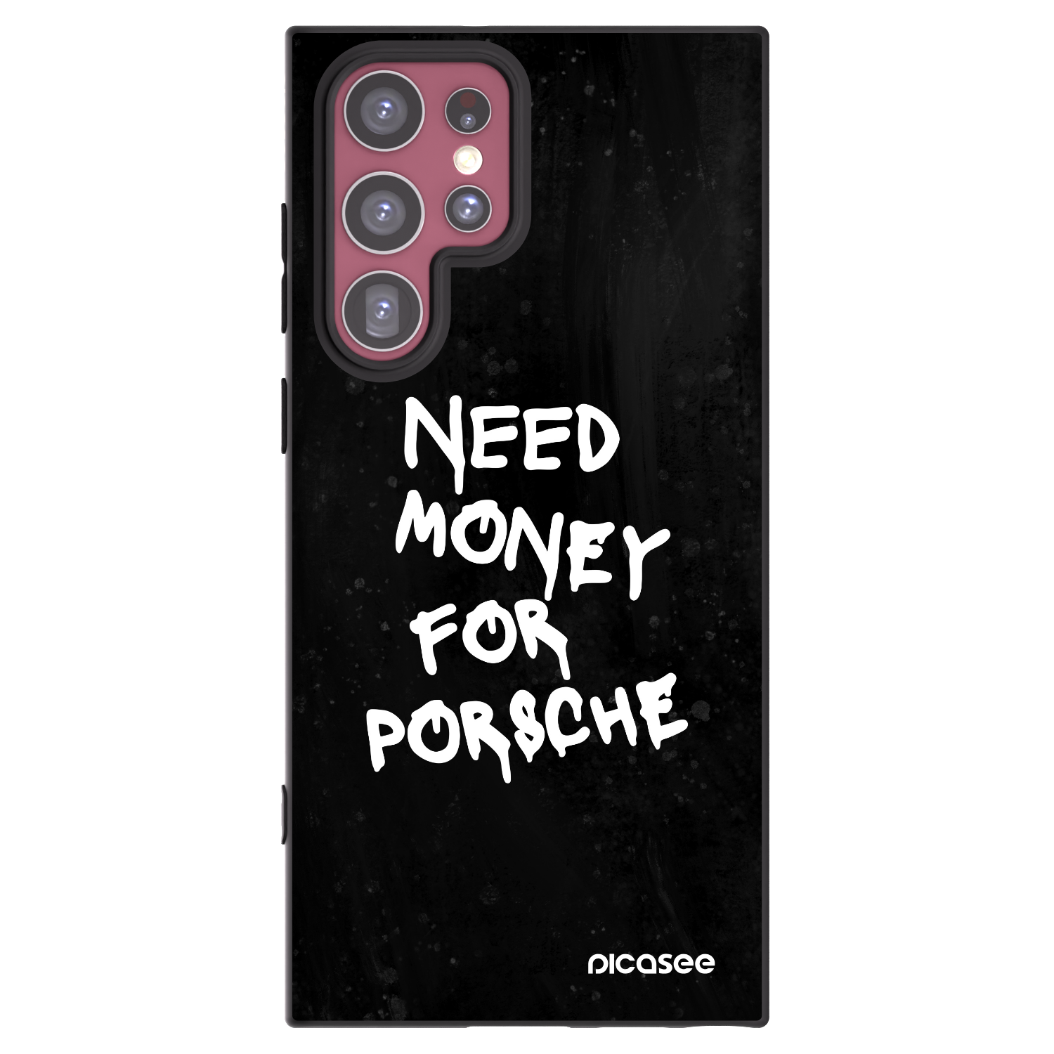 Picasee Samsung Galaxy S22 Ultra 5G Hülle - Schwarzes Silikon - Black Dollar