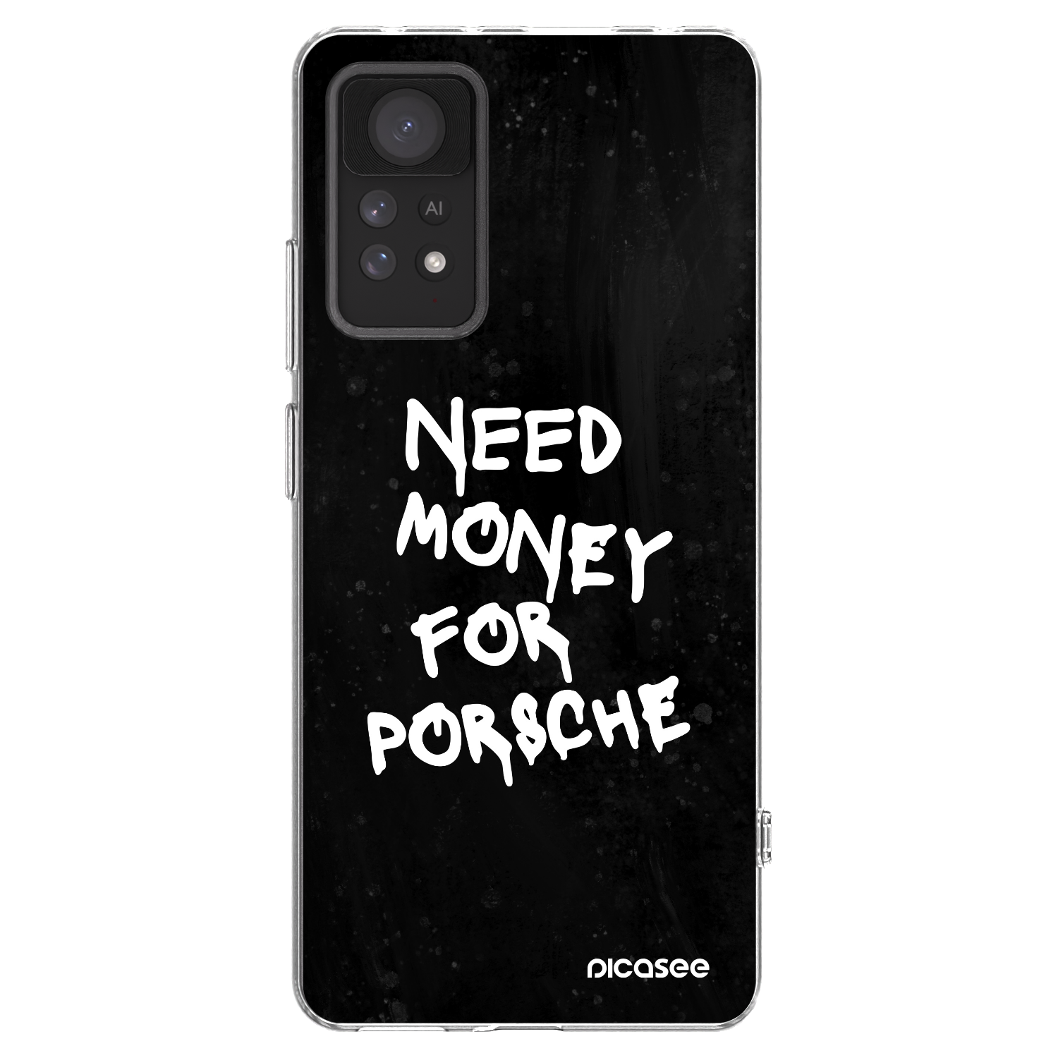 Picasee Xiaomi Redmi Note 11 Pro 5G Hülle - Transparentes Silikon - Black Dollar