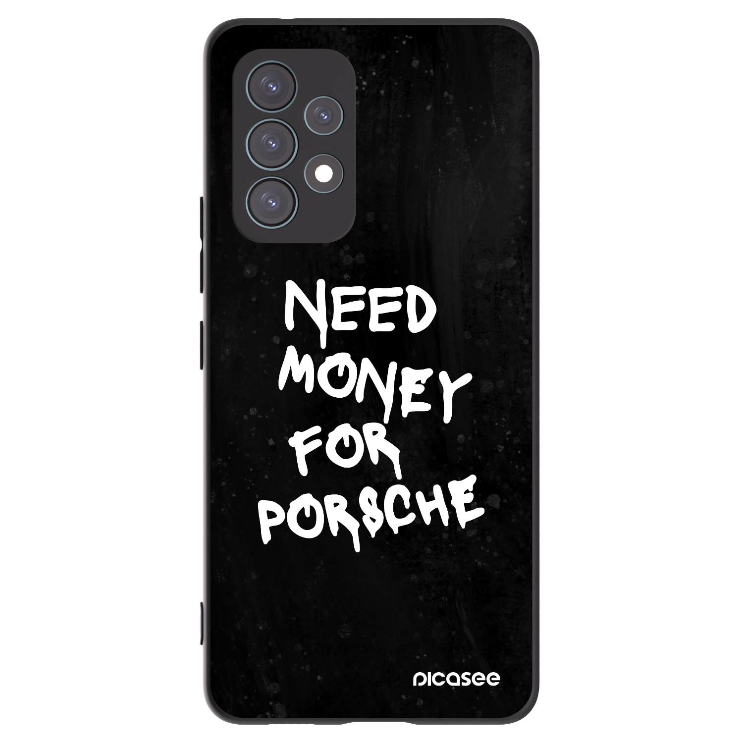 Picasee Samsung Galaxy A53 5G A536 Hülle - Schwarzes Silikon - Black Dollar
