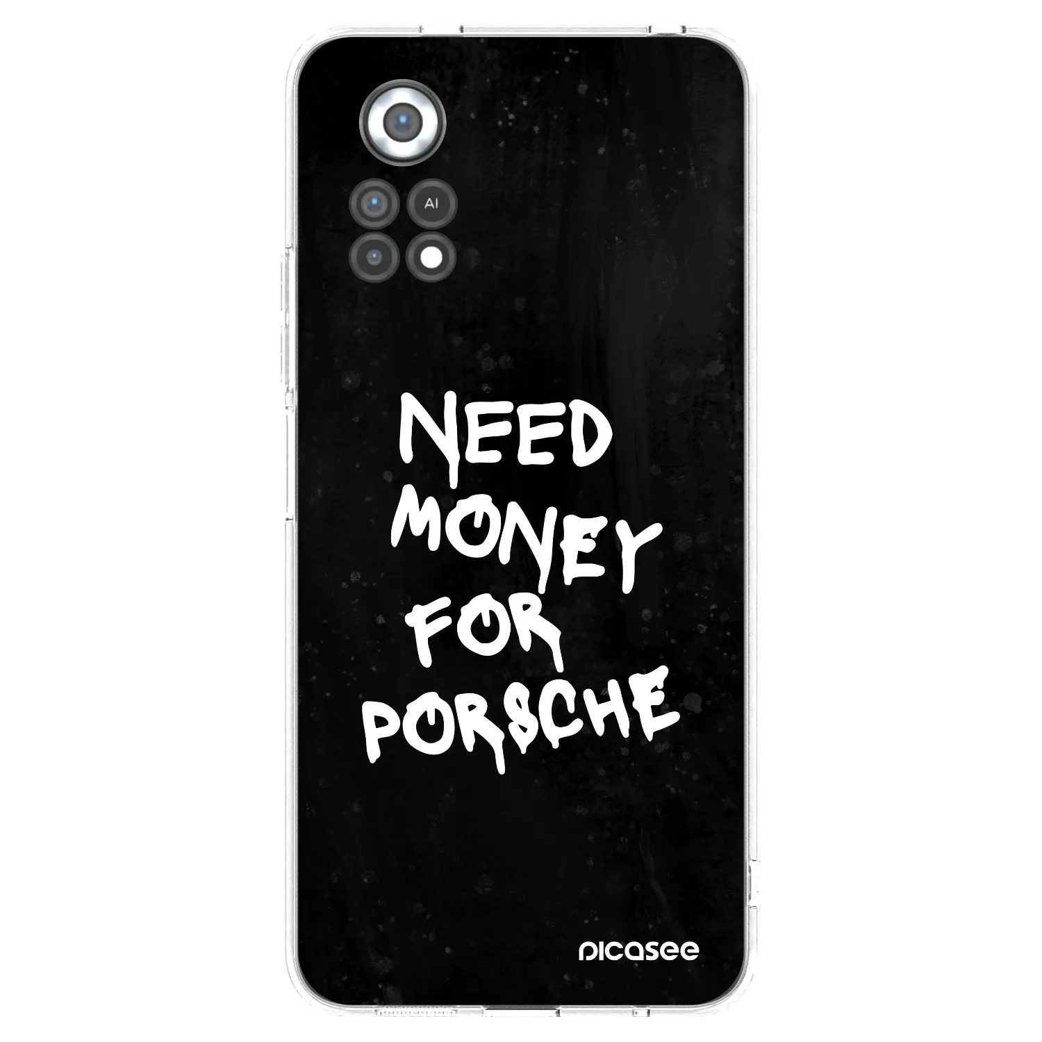 Picasee Xiaomi Poco X4 Pro 5G Hülle - Transparentes Silikon - Black Dollar