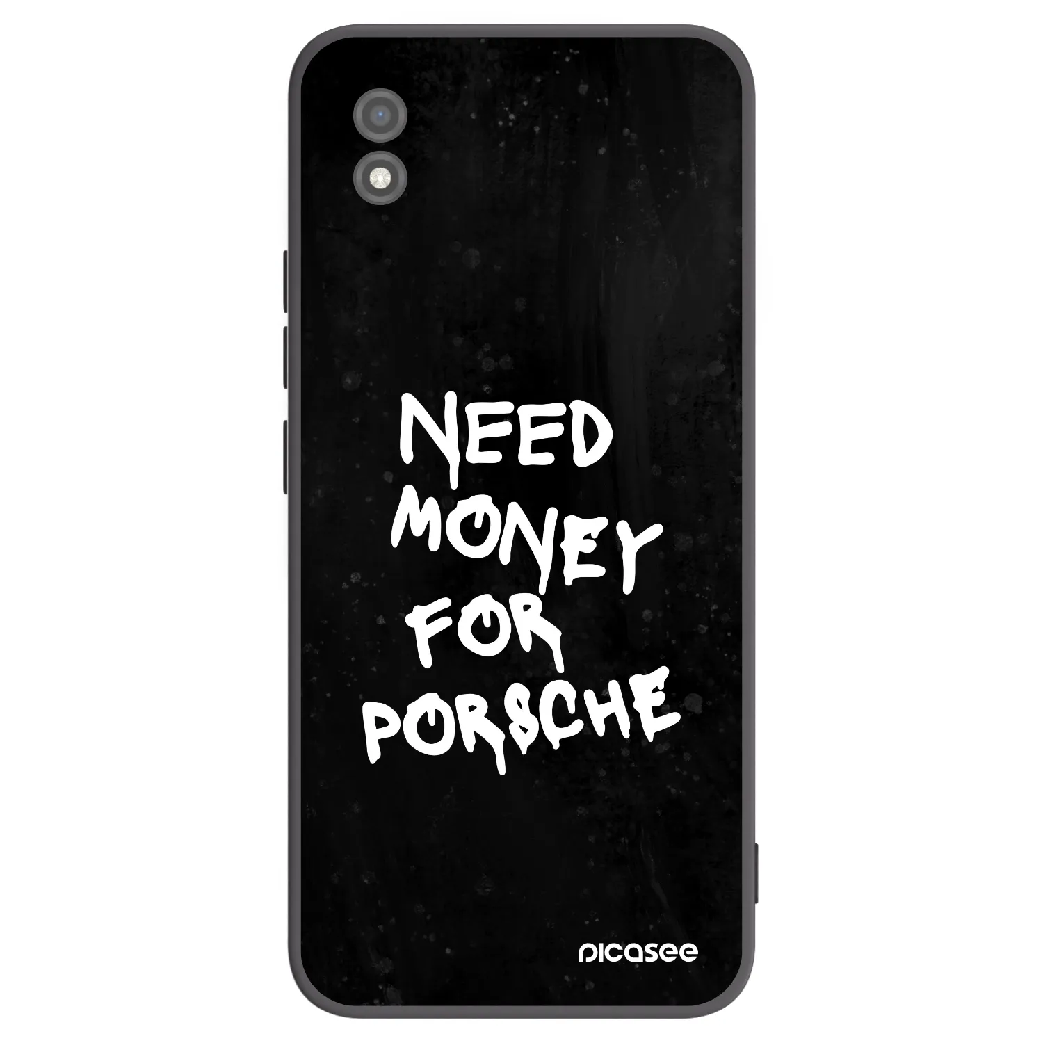 Picasee Realme C11 (2021) Hülle - Schwarzes Silikon - Black Dollar