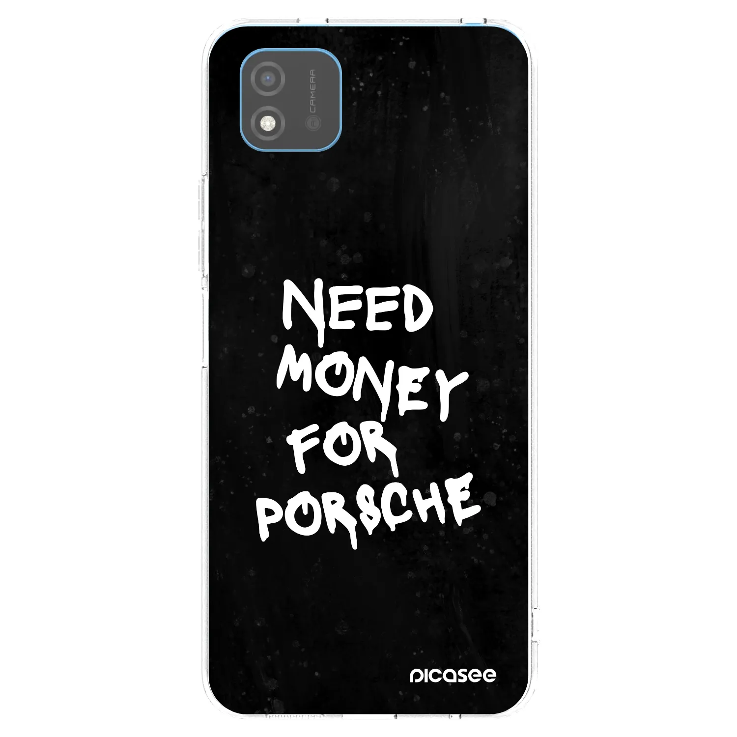Picasee Realme C11 (2021) Hülle - Transparentes Silikon - Black Dollar