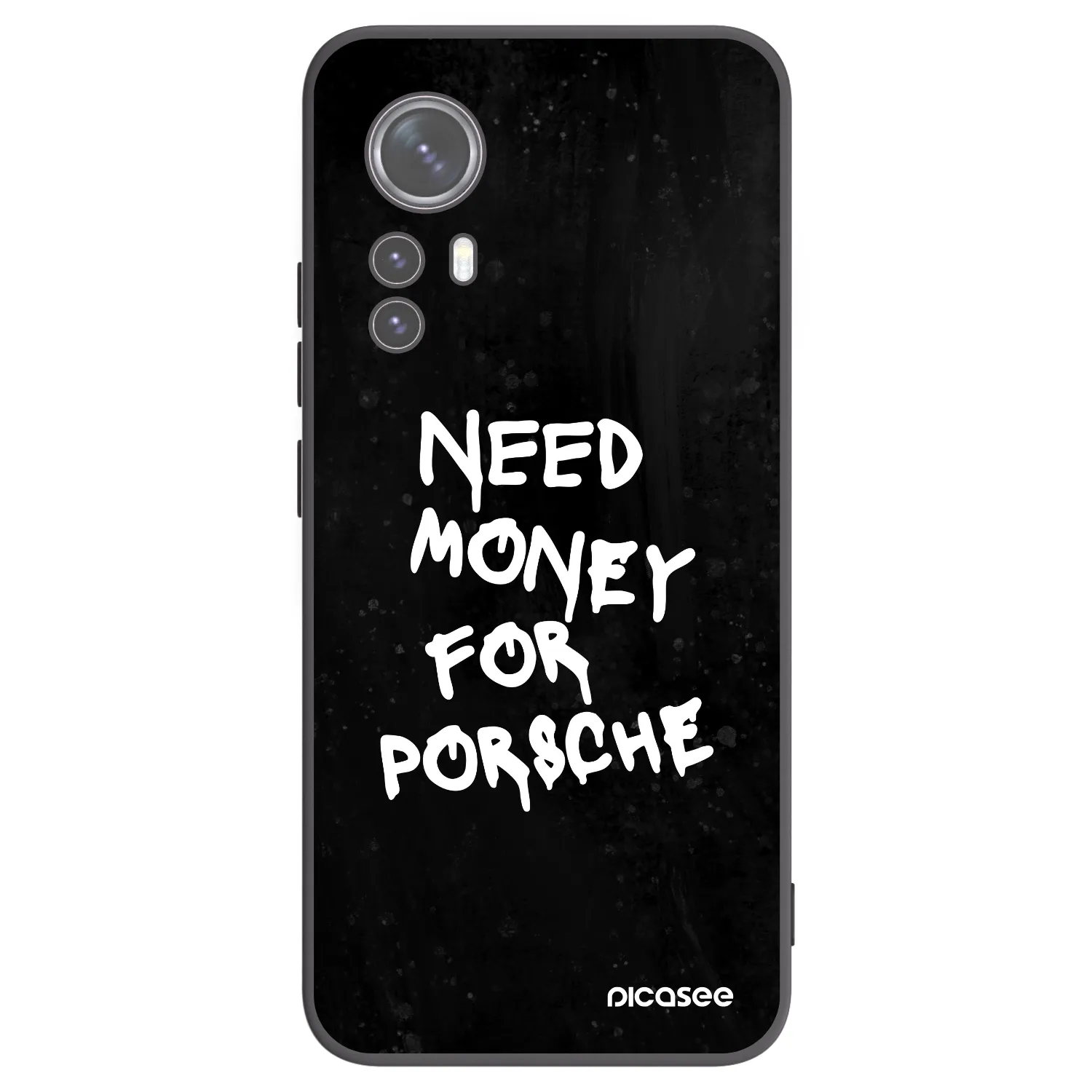 Picasee Xiaomi 12 Hülle - Schwarzes Silikon - Black Dollar