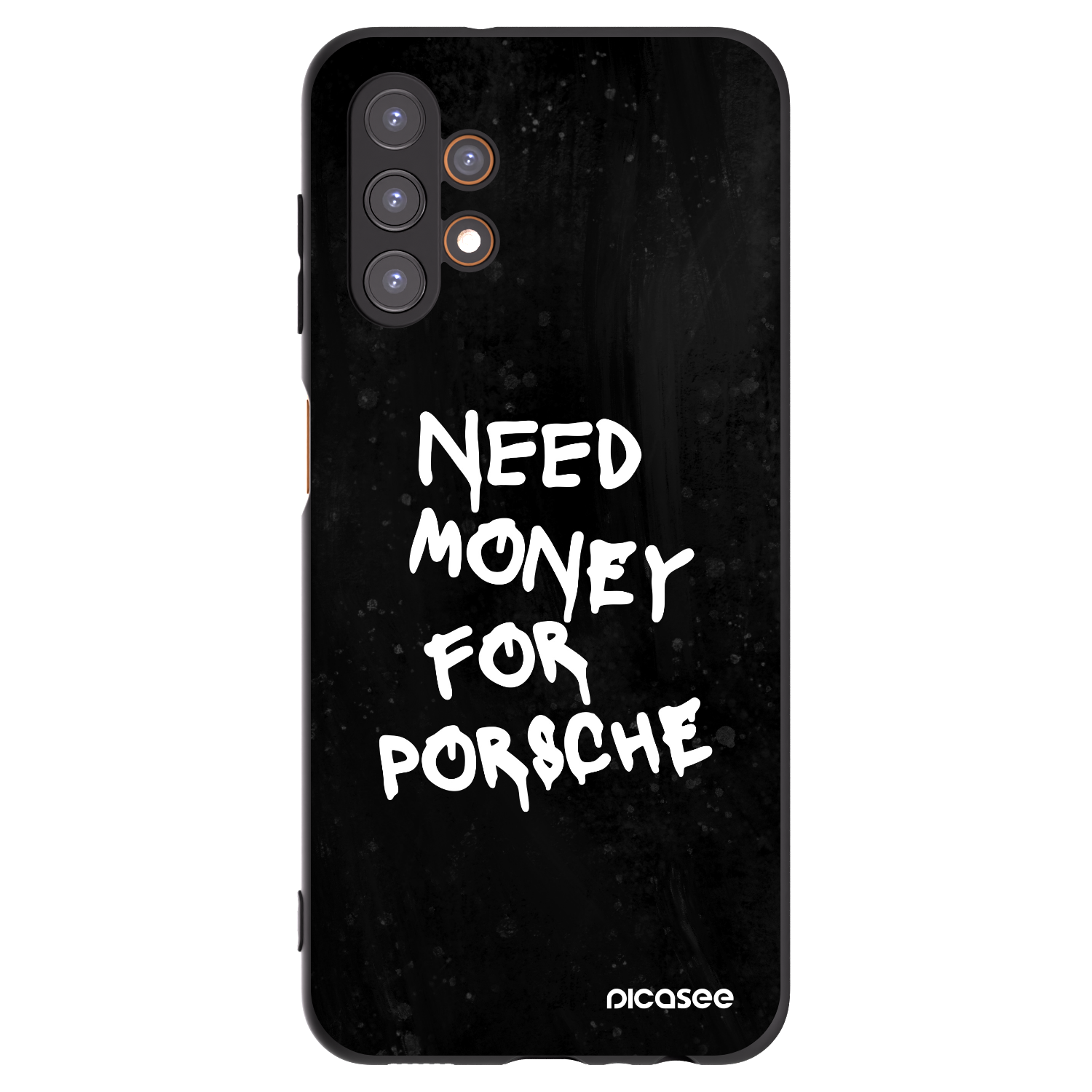 Picasee Samsung Galaxy A13 4G A135 Hülle - Schwarzes Silikon - Black Dollar