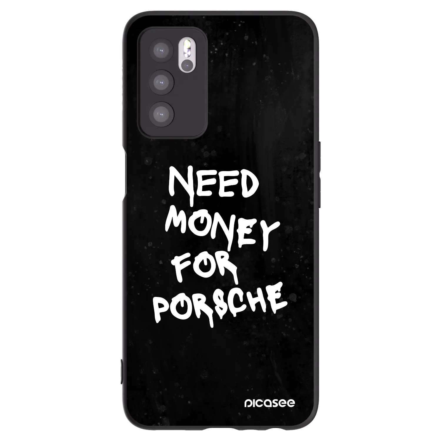 Picasee OPPO A16s Hülle - Schwarzes Silikon - Black Dollar