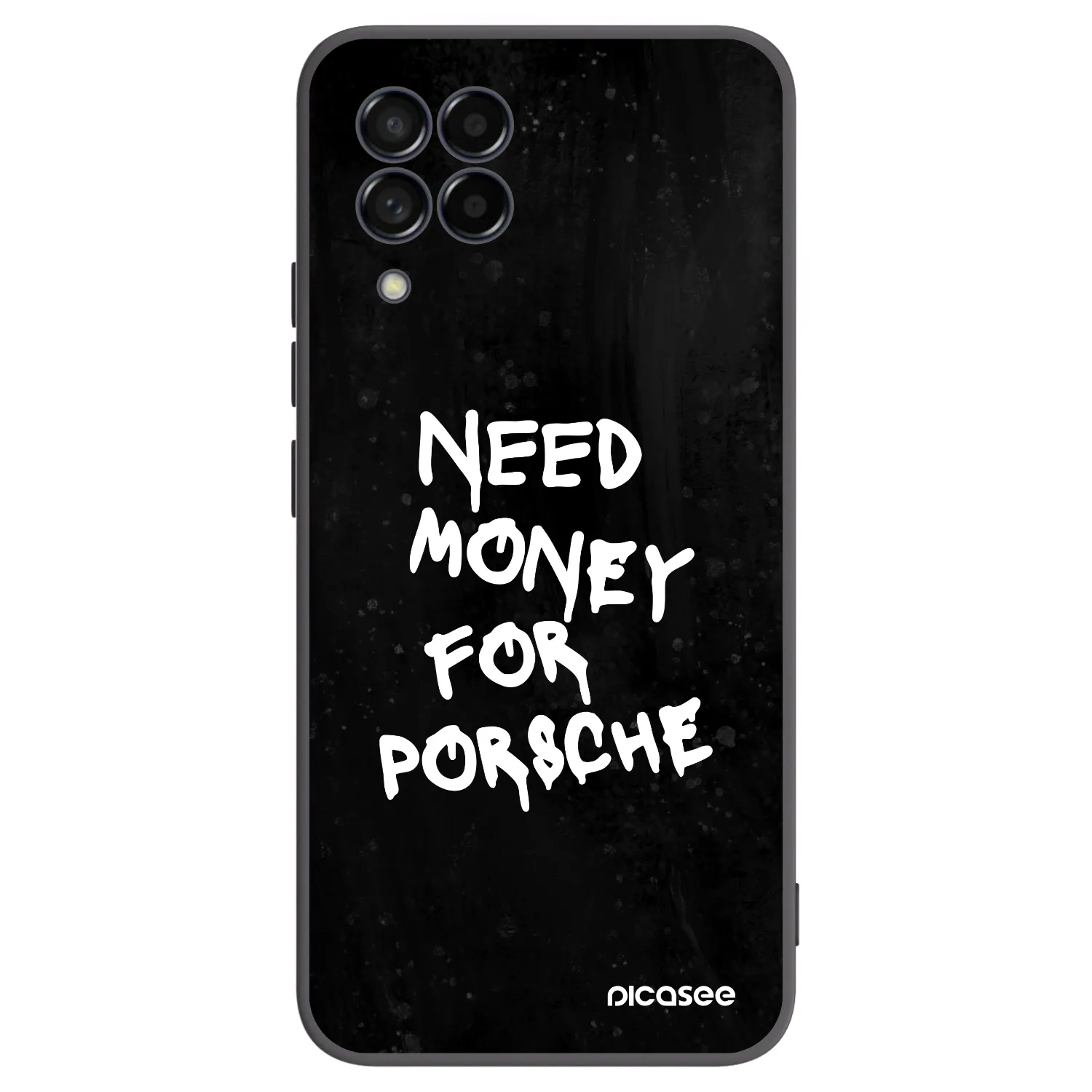 Picasee Samsung Galaxy M53 5G Hülle - Schwarzes Silikon - Black Dollar