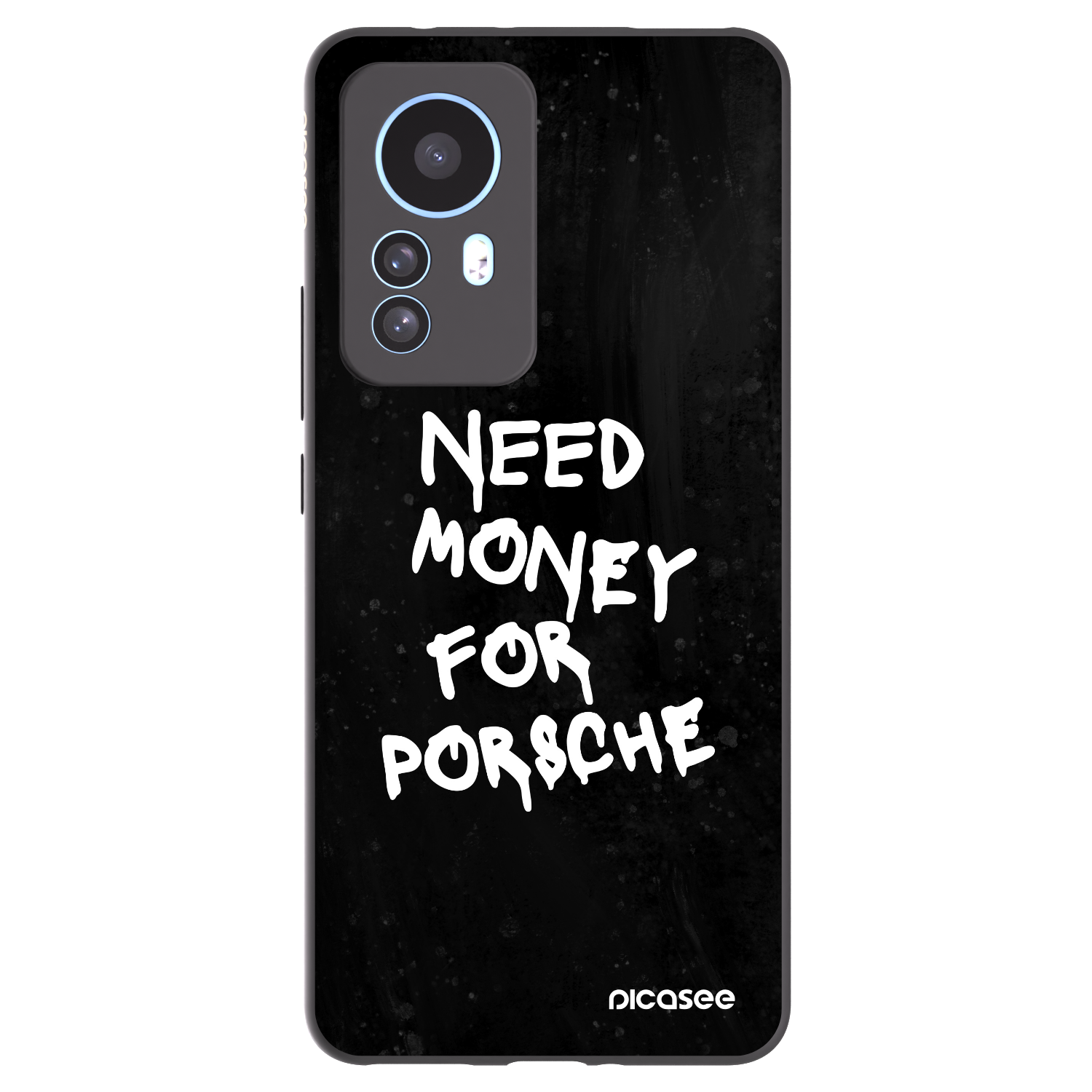 Picasee Xiaomi 12T Hülle - Schwarzes Silikon - Black Dollar