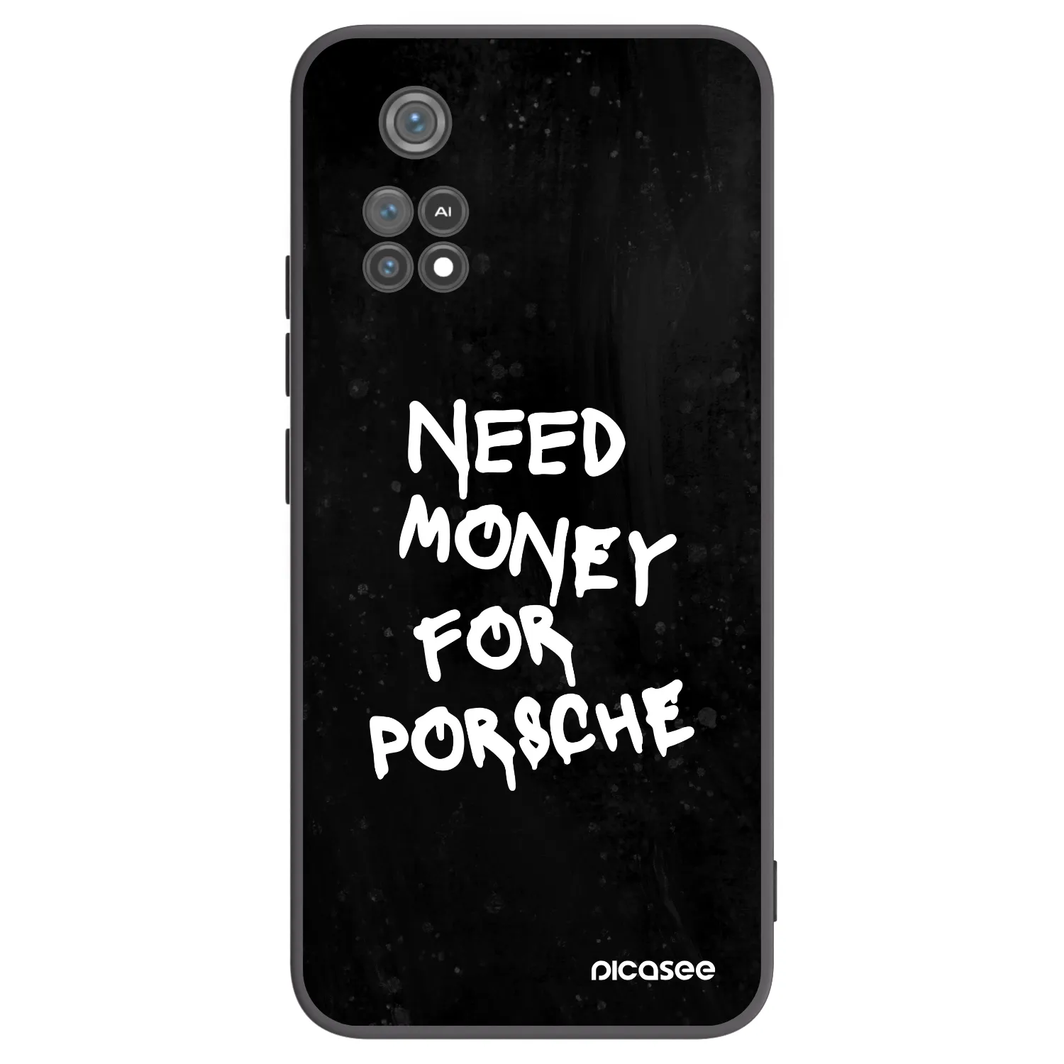 Picasee Xiaomi Poco M4 Pro Hülle - Schwarzes Silikon - Black Dollar