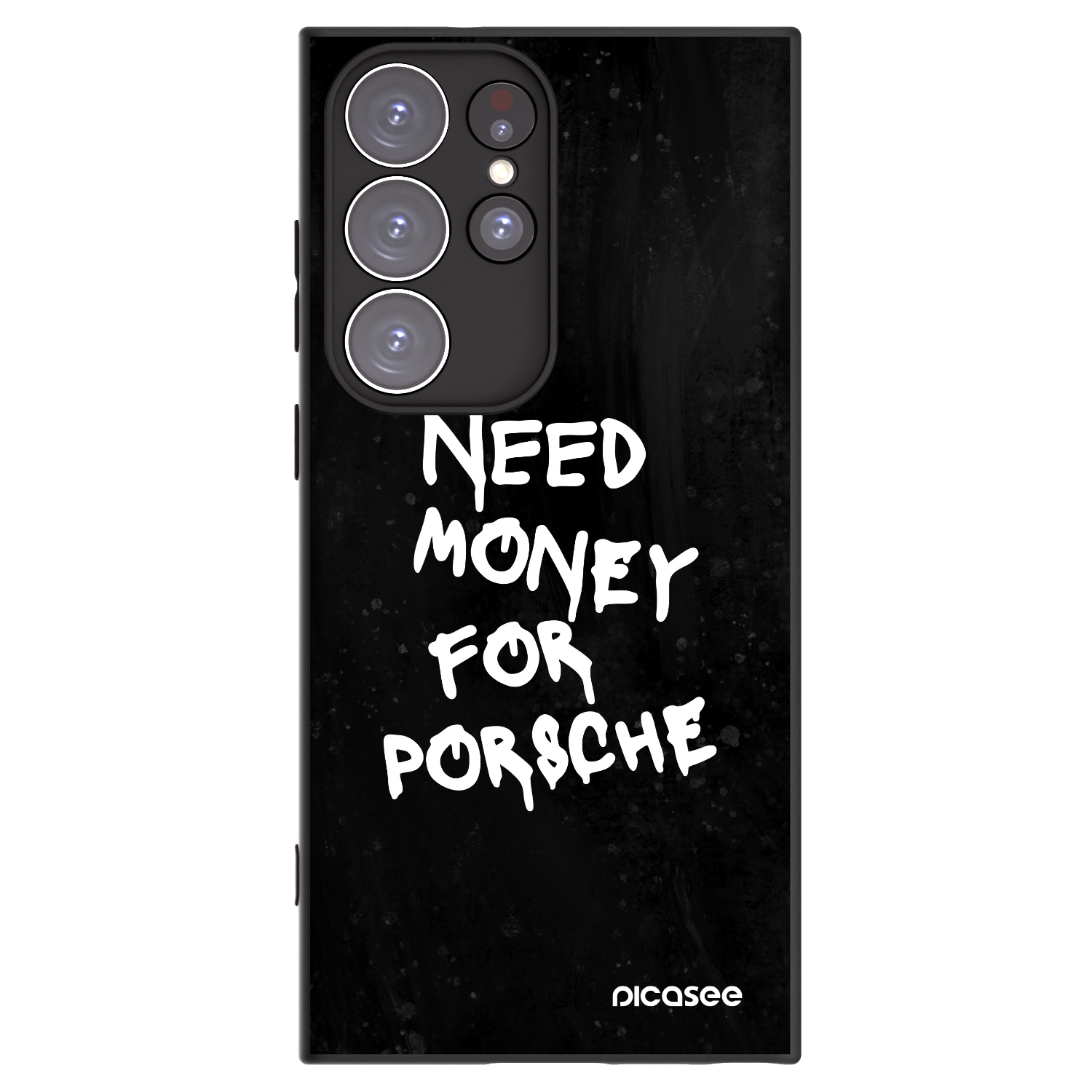 Picasee Samsung Galaxy S23 Ultra 5G Hülle - Schwarzes Silikon - Black Dollar