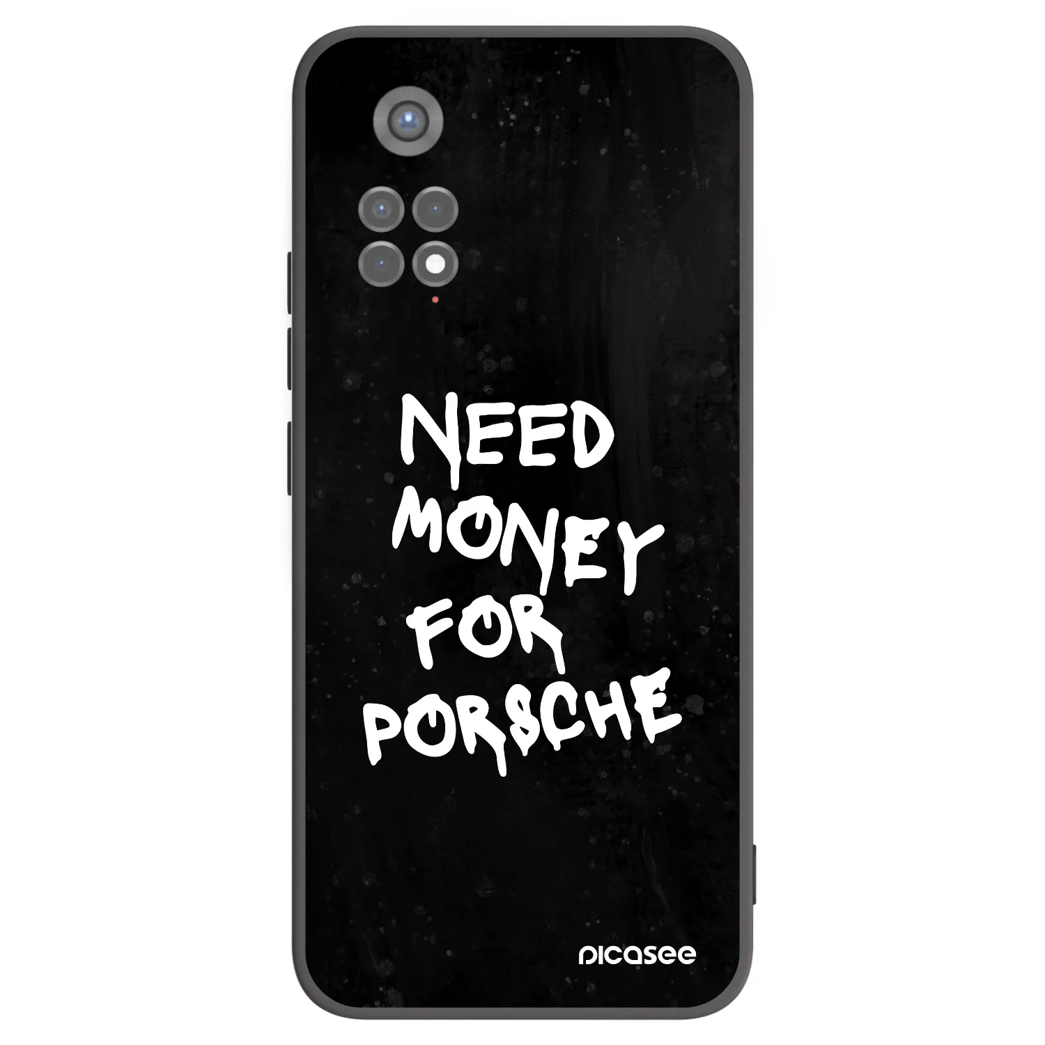 Picasee Xiaomi Redmi Note 11S 5G Hülle - Schwarzes Silikon - Black Dollar