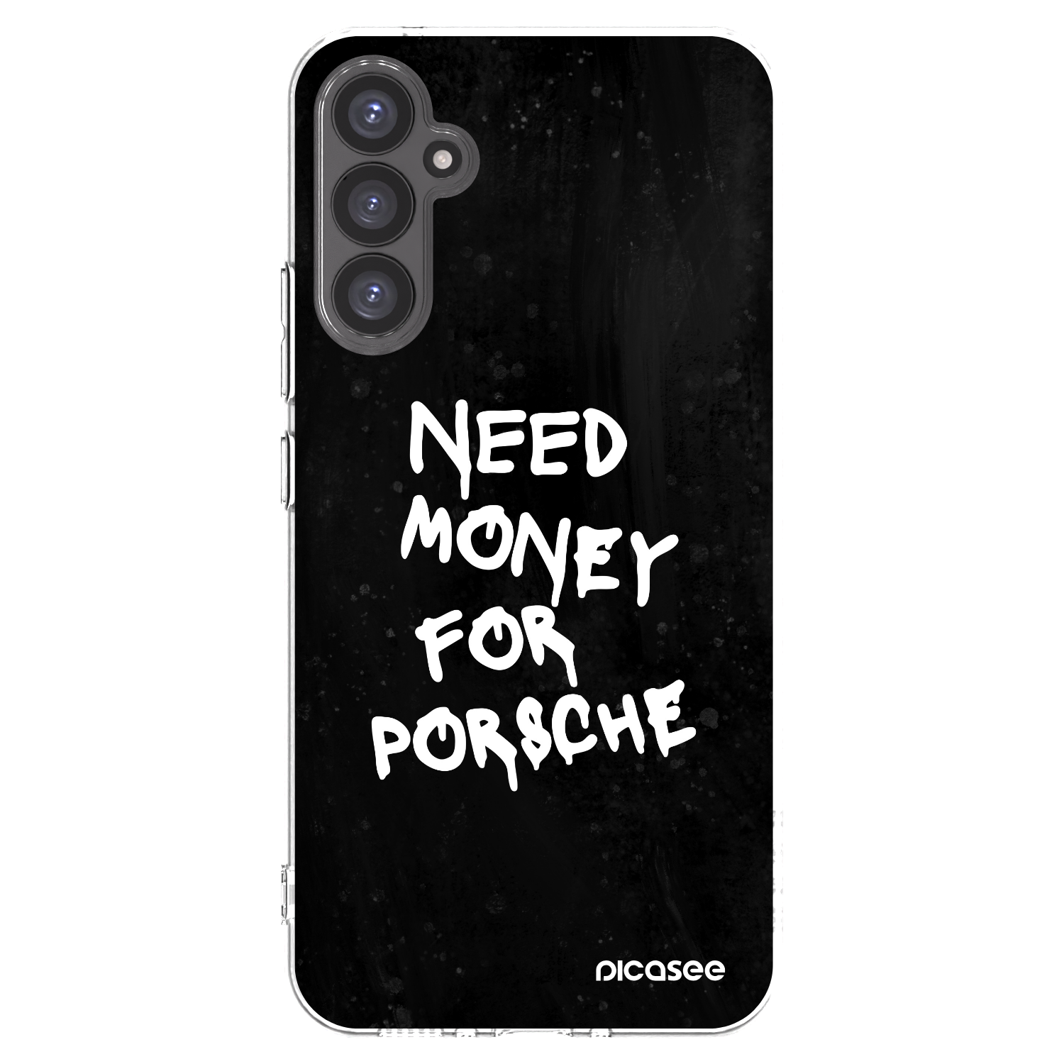 Picasee Samsung Galaxy A34 5G A346B Hülle - Transparentes Silikon - Black Dollar