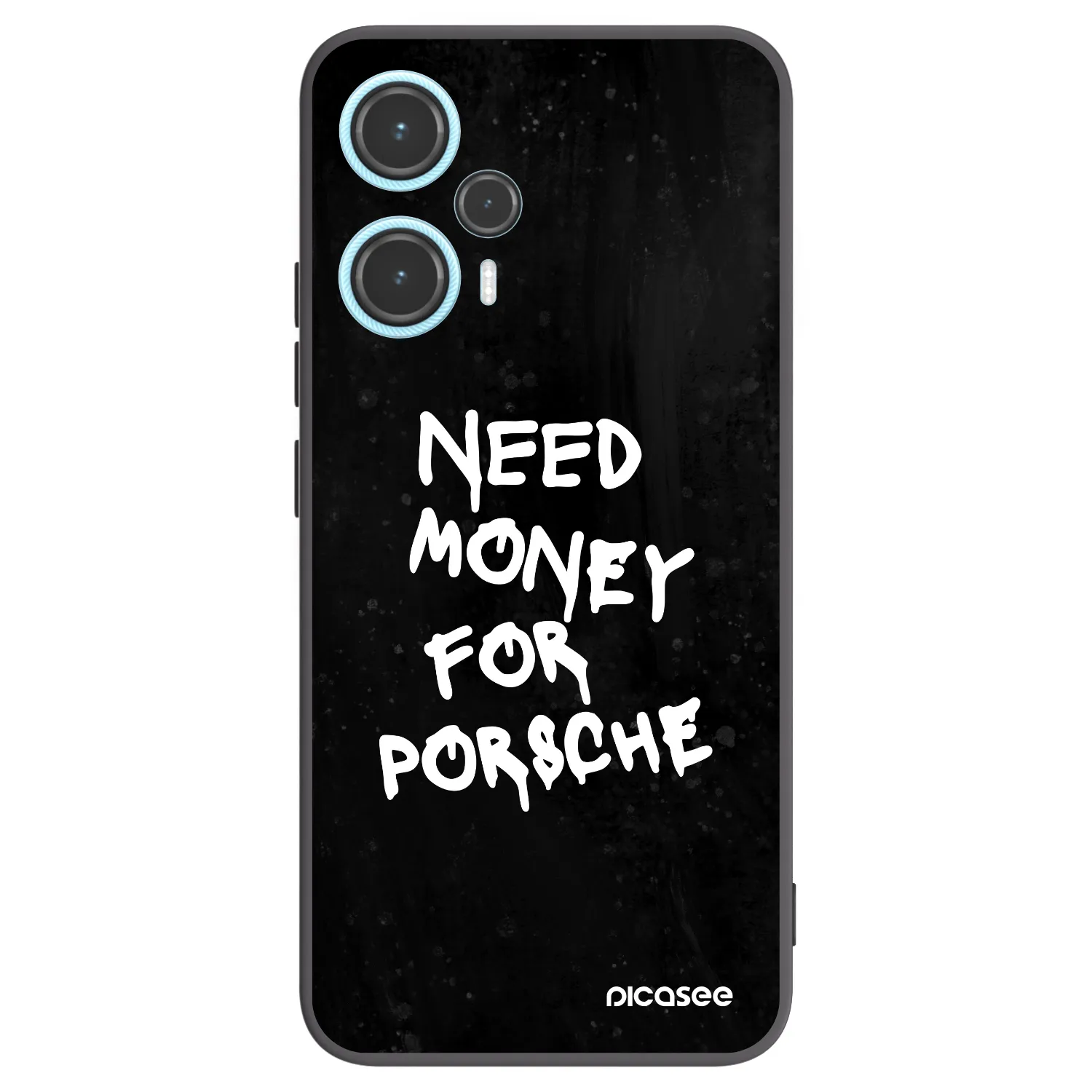 Picasee Xiaomi Poco F5 Hülle - Schwarzes Silikon - Black Dollar