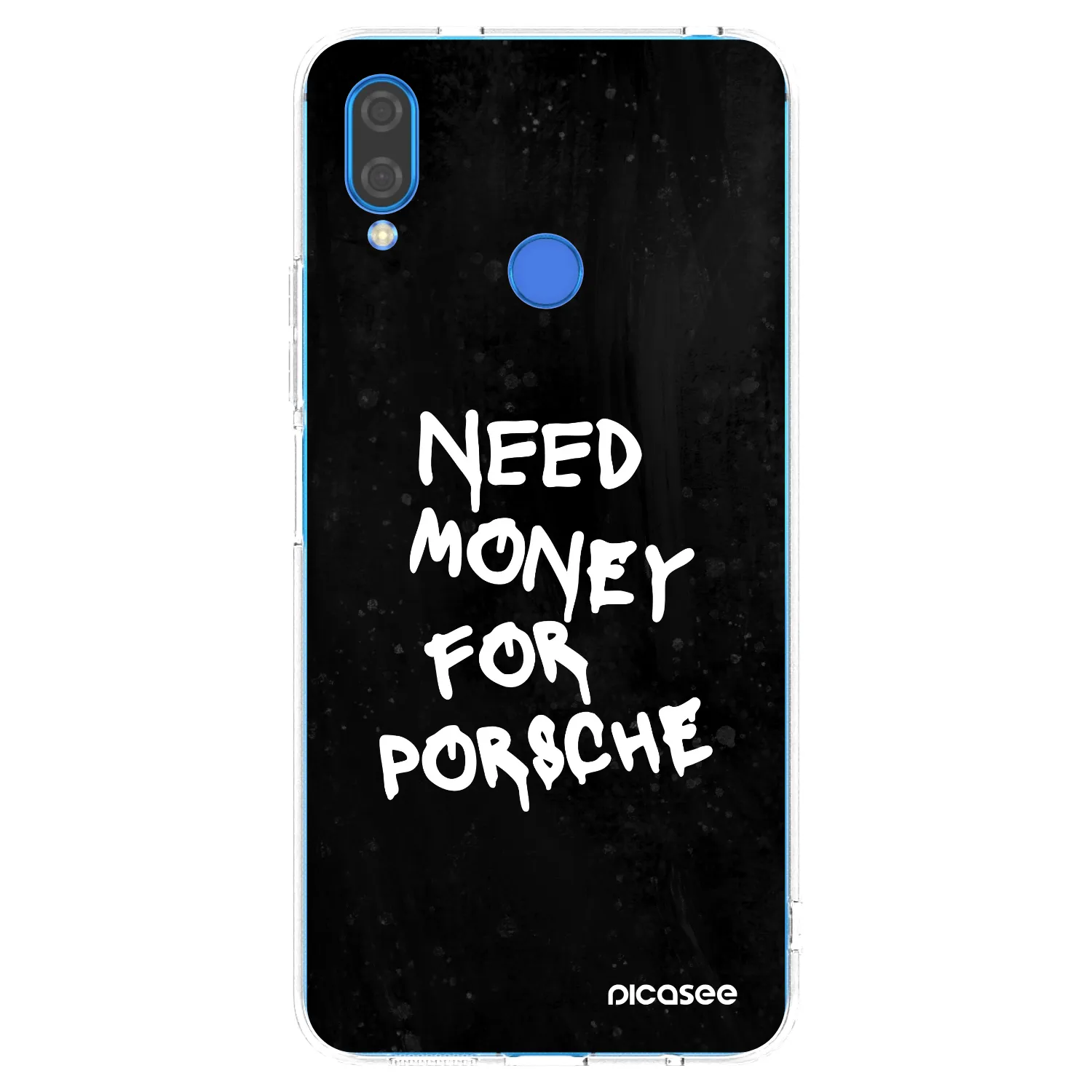 Picasee Huawei Nova 3 Hülle - Transparentes Silikon - Black Dollar
