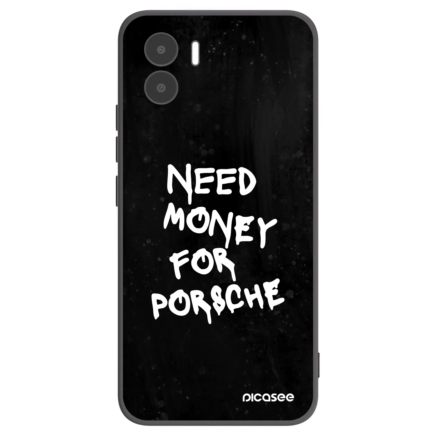 Picasee Xiaomi Redmi A2 Hülle - Schwarzes Silikon - Black Dollar