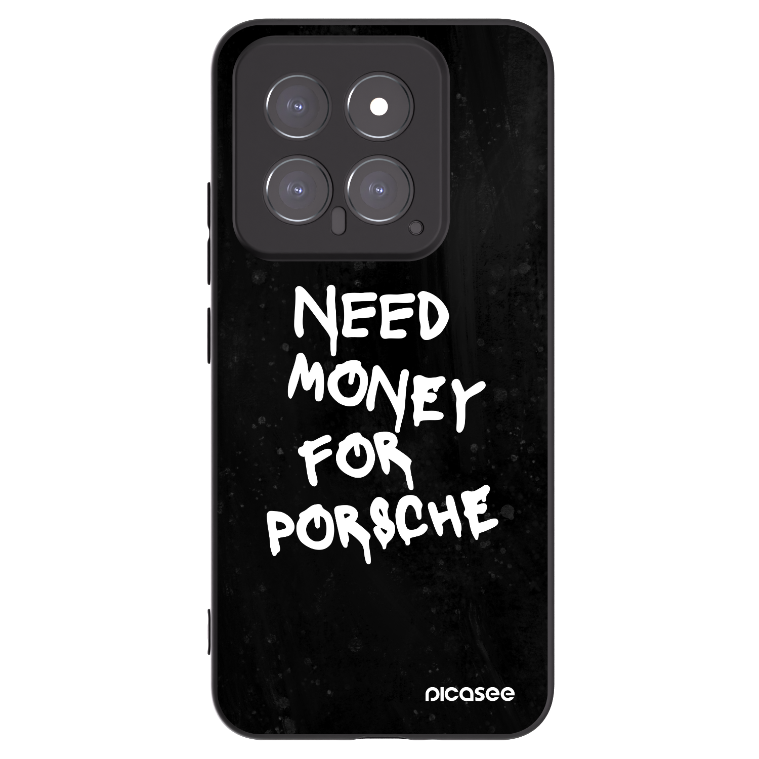 Picasee Xiaomi 14 Hülle - Schwarzes Silikon - Black Dollar