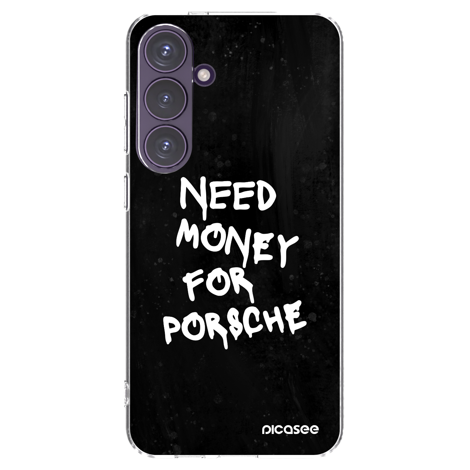 Picasee Samsung Galaxy S24+ S926B 5G Hülle - Transparentes Silikon - Black Dollar