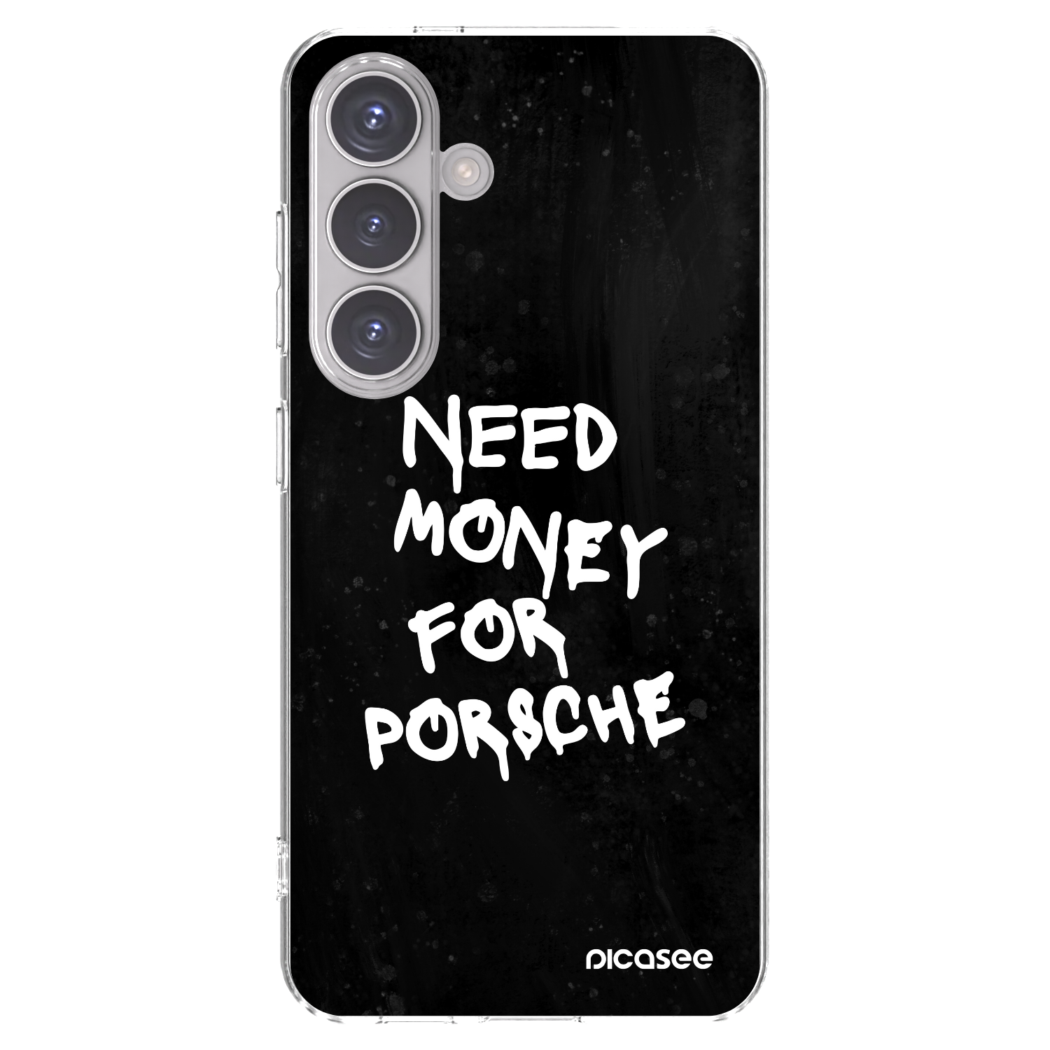 Picasee Samsung Galaxy S24 S921B 5G Hülle - Transparentes Silikon - Black Dollar