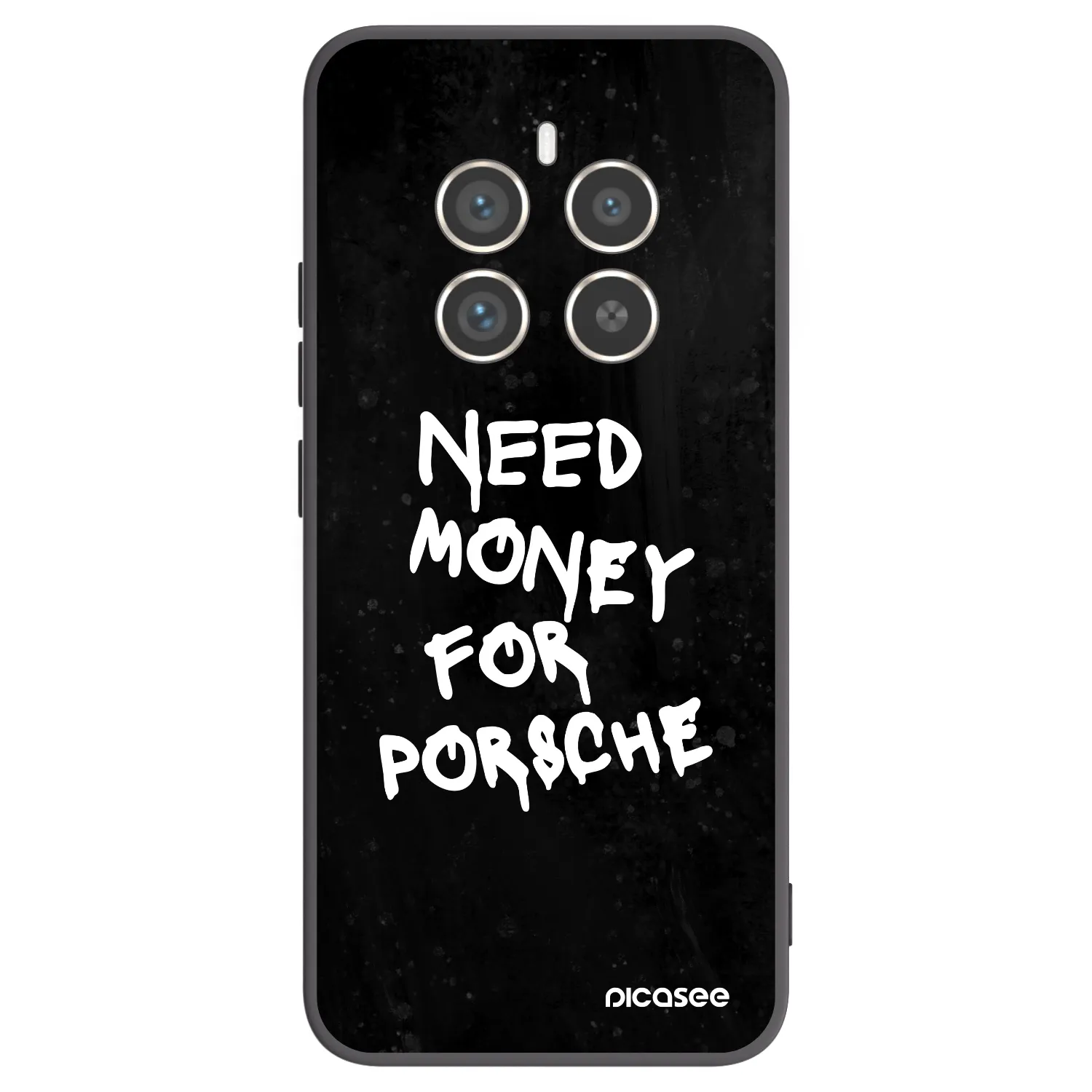 Picasee Realme 12 Pro 5G Hülle - Schwarzes Silikon - Black Dollar