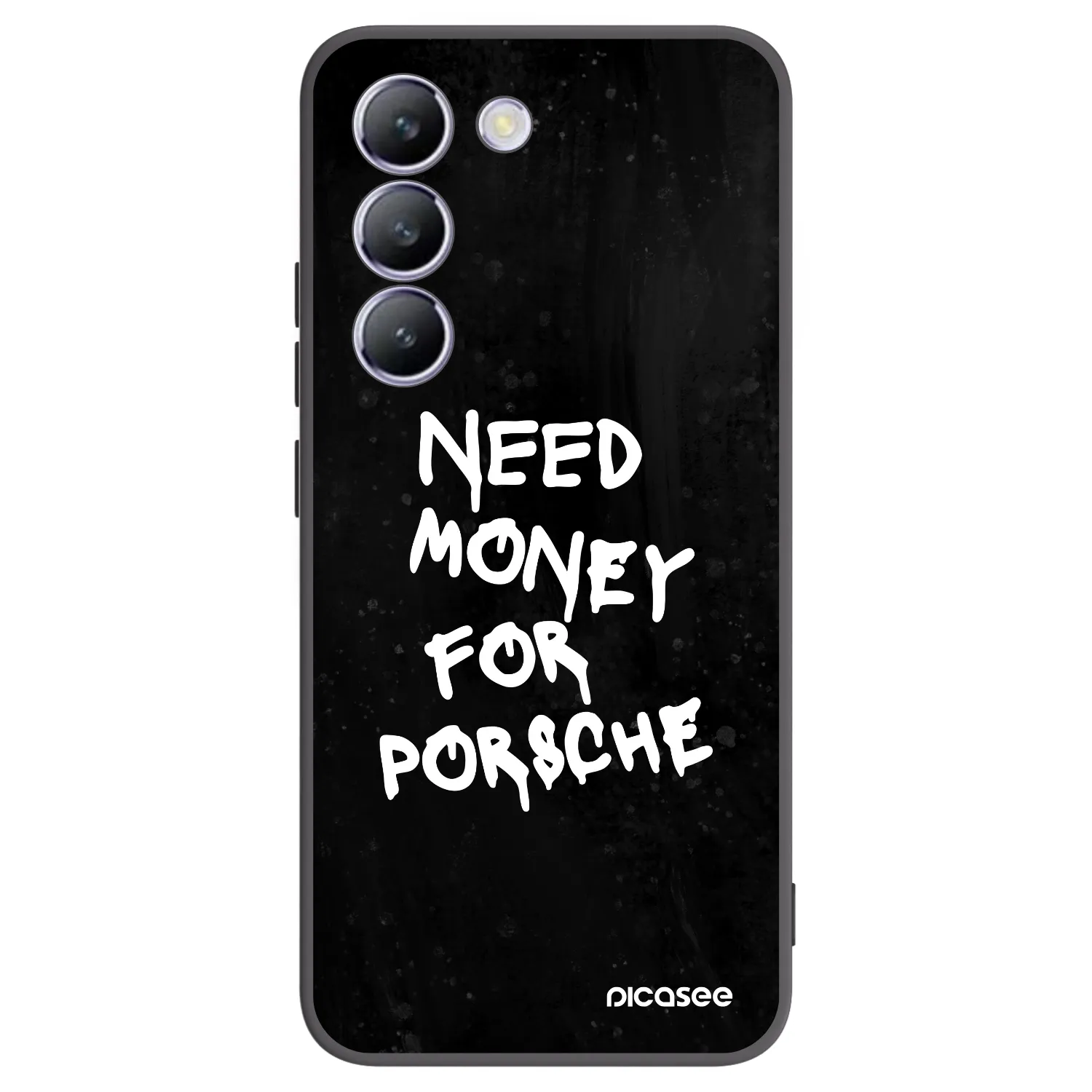 Picasee Vivo V40 SE 5G Hülle - Schwarzes Silikon - Black Dollar