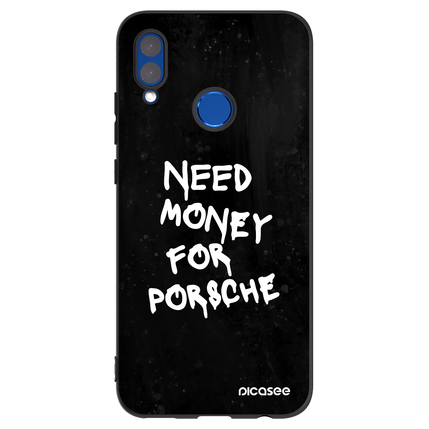 Picasee Huawei P Smart 2019 Hülle - Schwarzes Silikon - Black Dollar