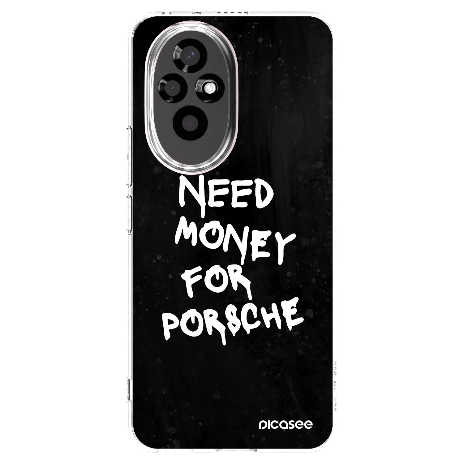 Picasee Honor 200 5G Hülle - Transparentes Silikon - Black Dollar