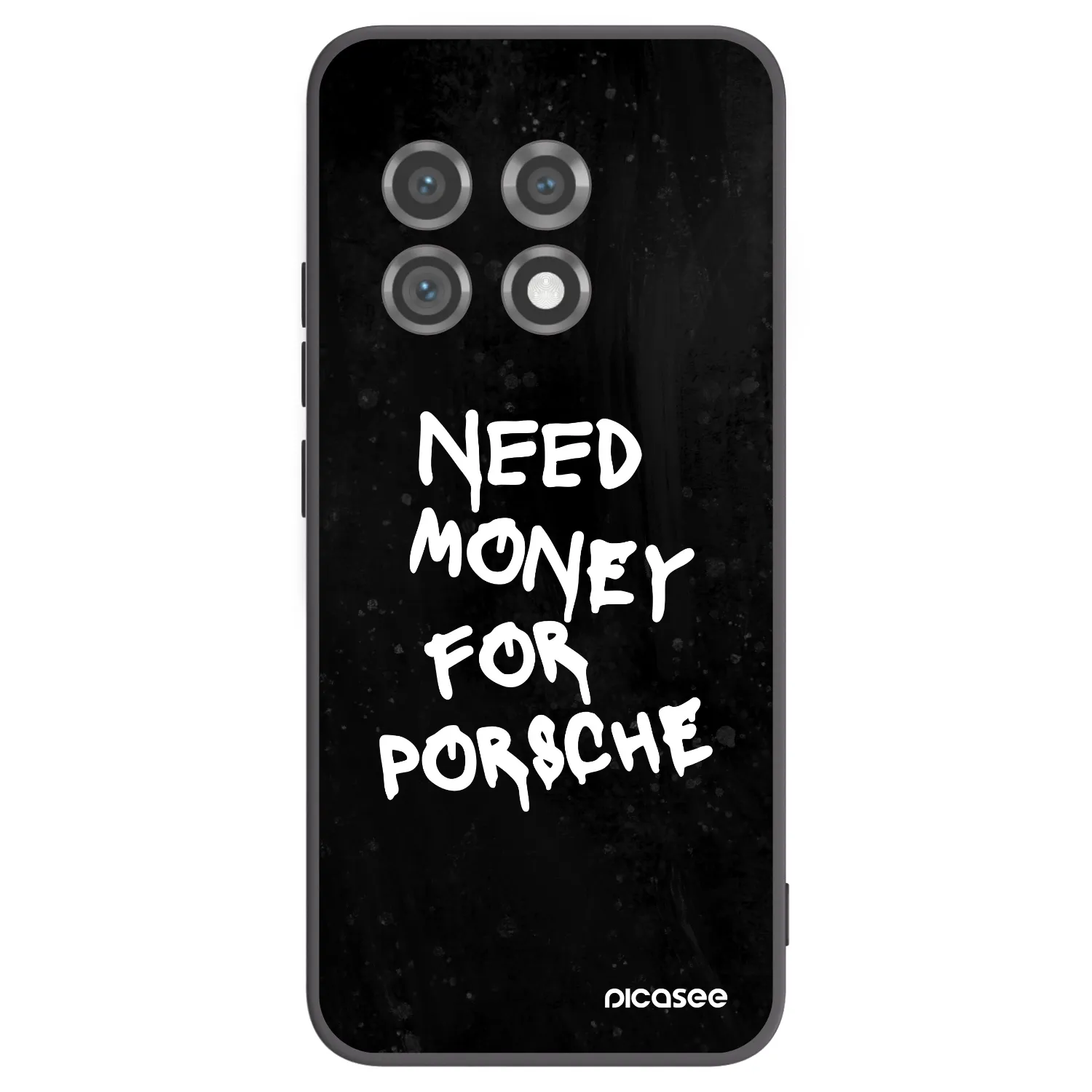 Picasee OnePlus 11 5G Hülle - Schwarzes Silikon - Black Dollar